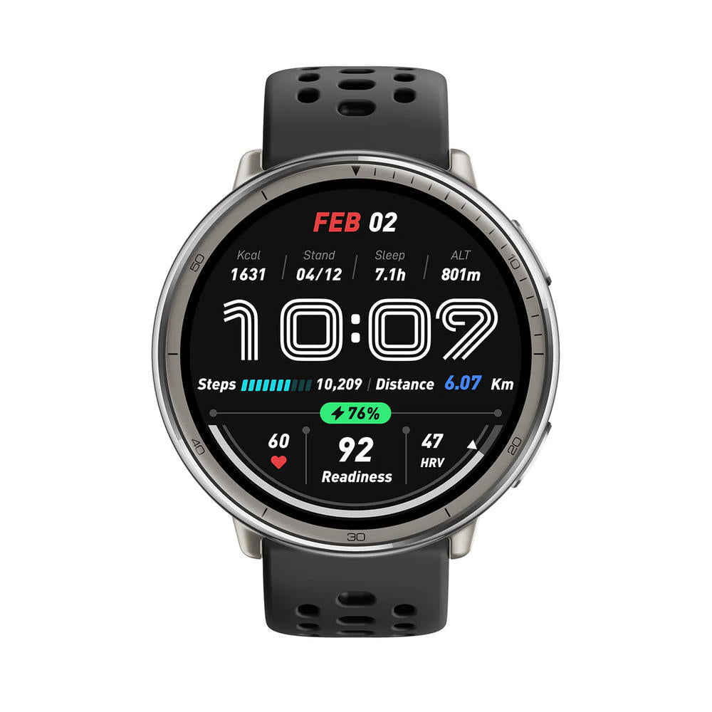 Earth Reborn Amazfit Active 2 (Round) Black Silicone