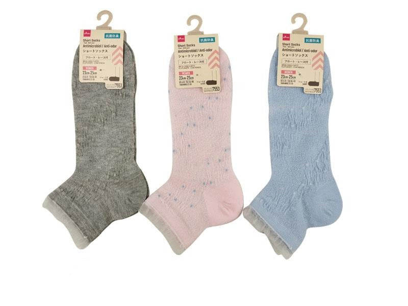 Short Socks (Antibacterial, Float, Lace)