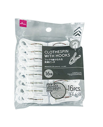 Clip with Hook (16 Pieces)