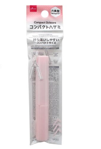 Compact Scissors (Hexagonal, Pink)