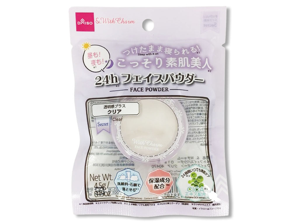 &. With Charm 24h Face Powder Clear