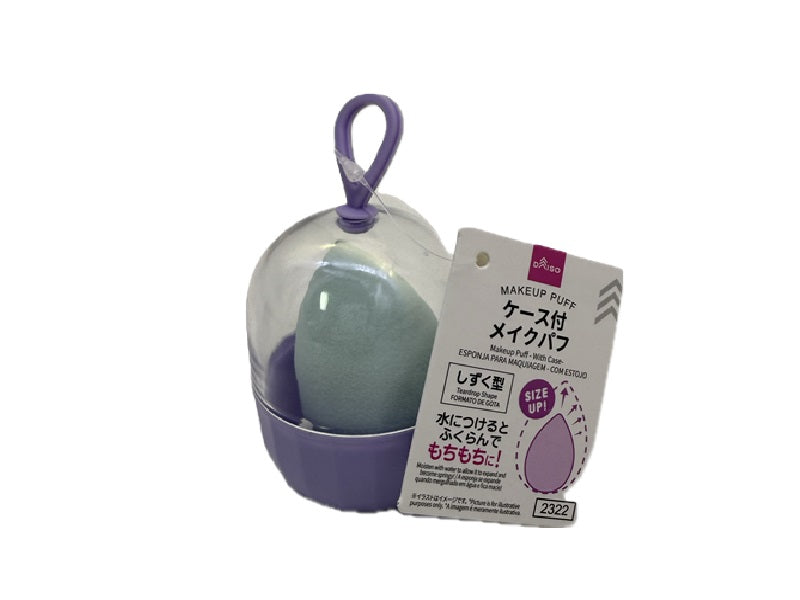 Makeup Puff (Drop Shape, with Case)
