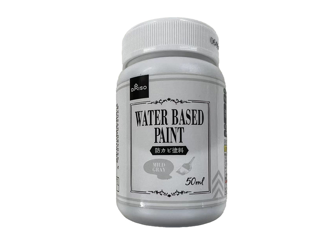 Mildew-Resistant Water-Based Paint (Mild Gray)