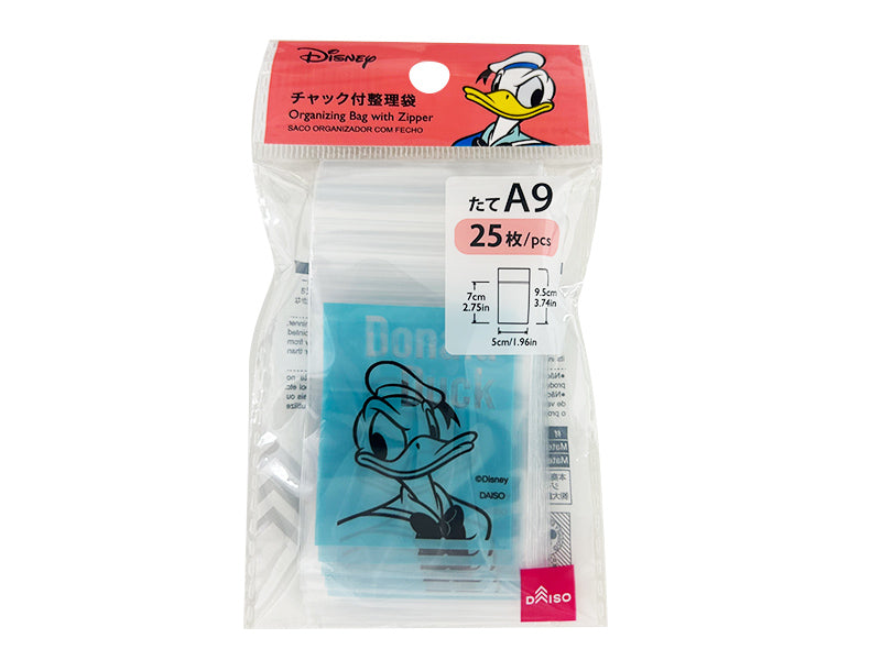 Zipper Storage Bag, A9, Vertical (Donald Duck)
