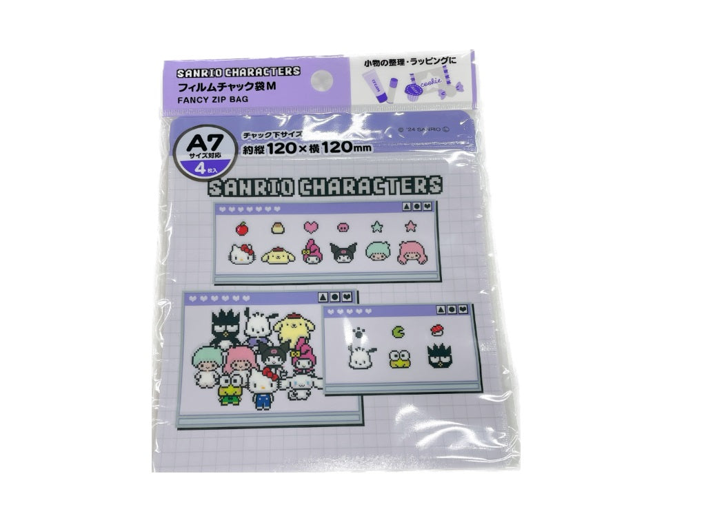 Film Zipper Bag M4P Sanrio Characters Bit