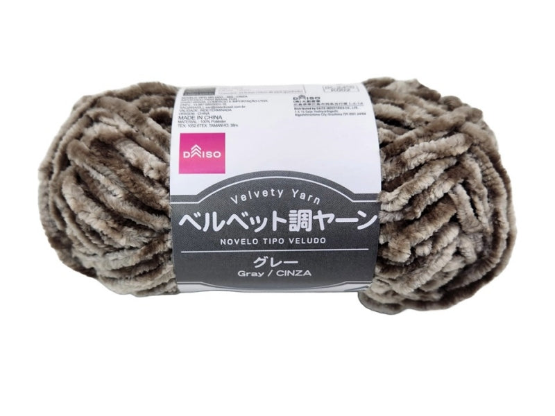 Velvet Style Yarn (Gray)