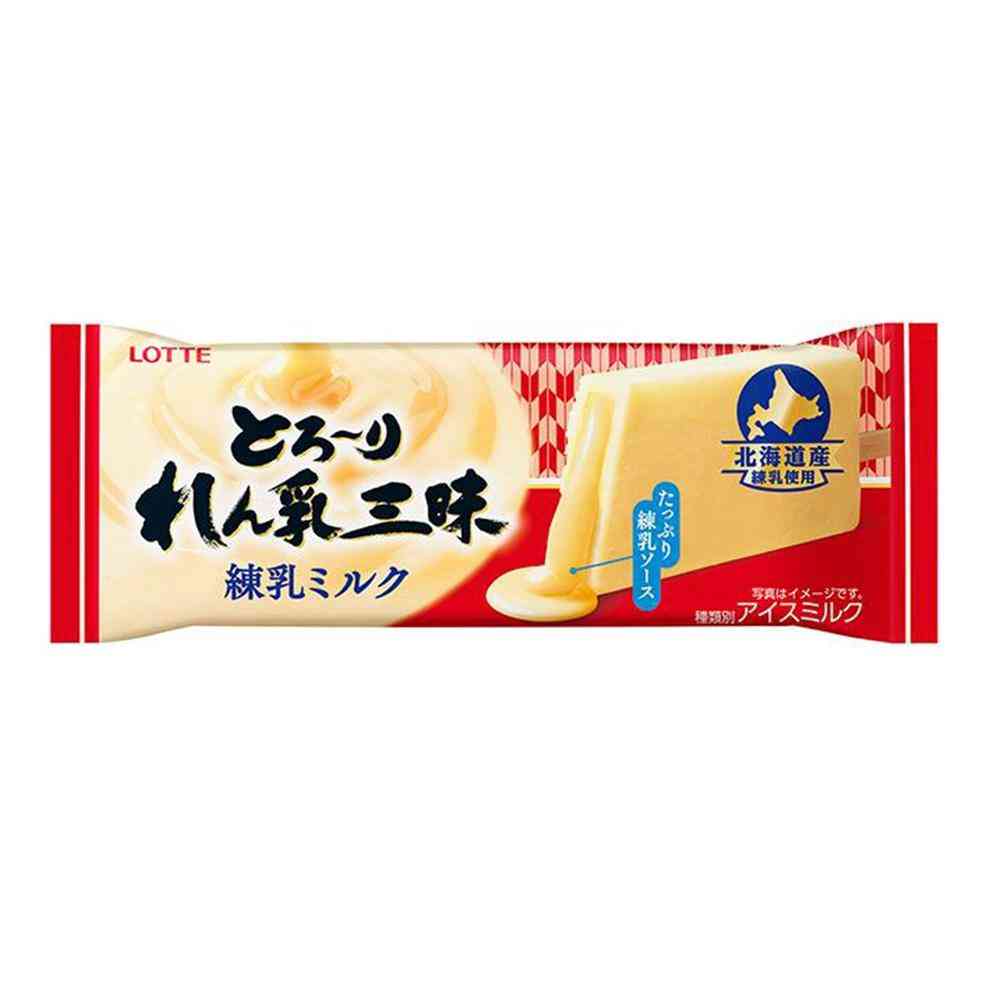 Lotte Creamy Condensed Milk Ice Bar 90ml x 24