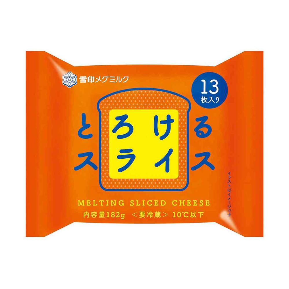 Snow Brand Melting Sliced Cheese 182g x 6