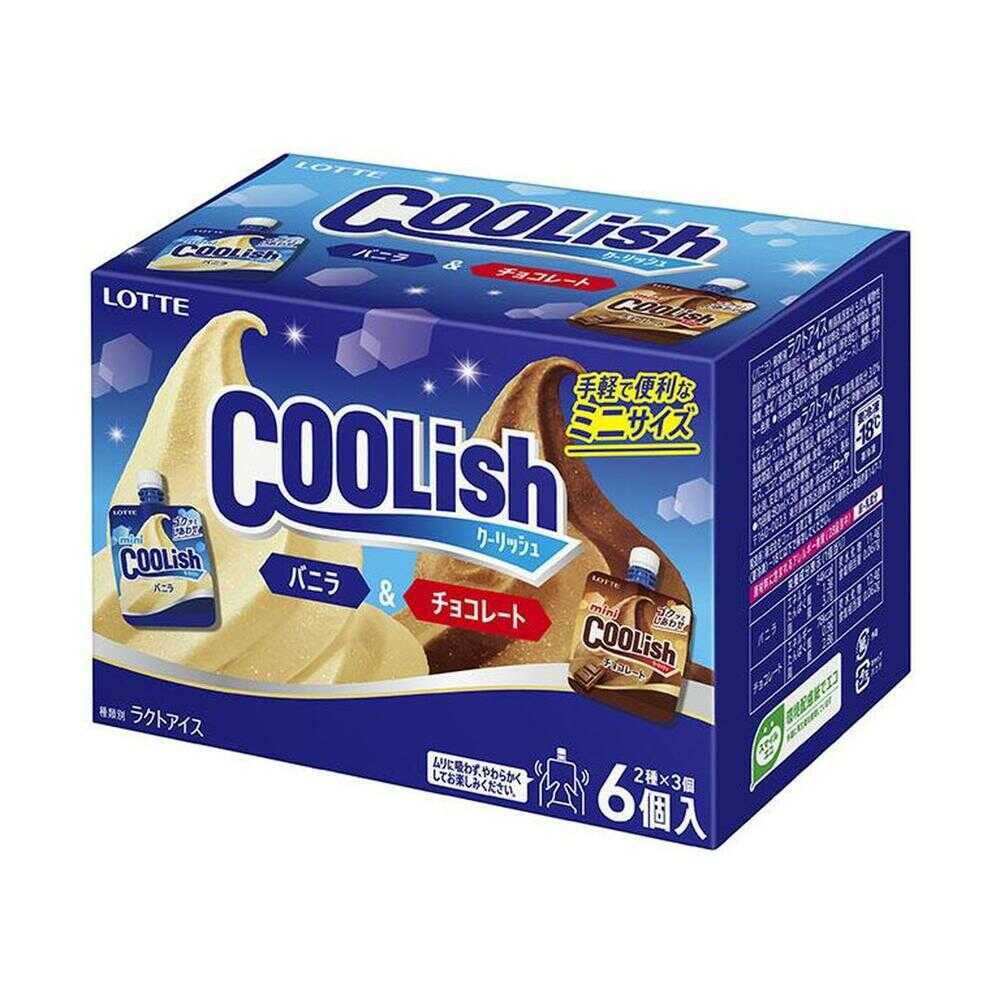 [Ice Cream] Lotte Coolish Multi Vanilla & Chocolate 480ml x 8