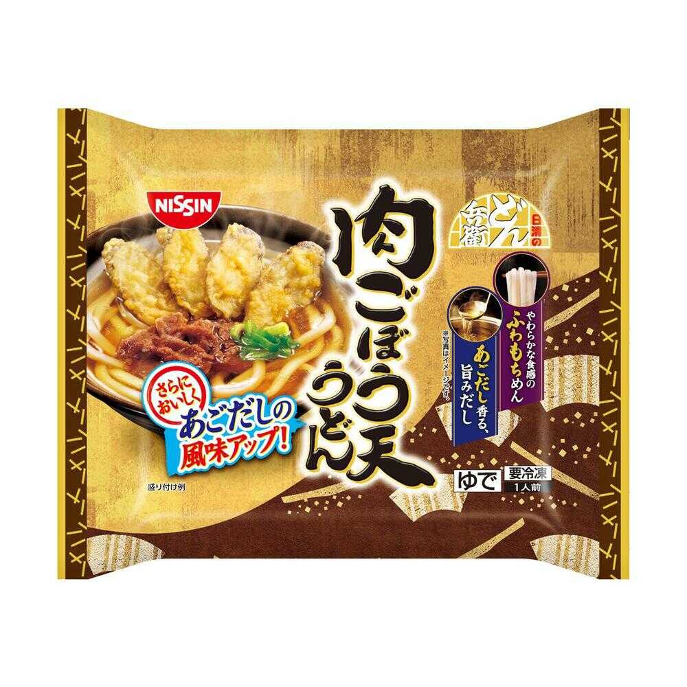 [Frozen] Nissin Donbei Meat and Burdock Tempura Udon 294g x 7