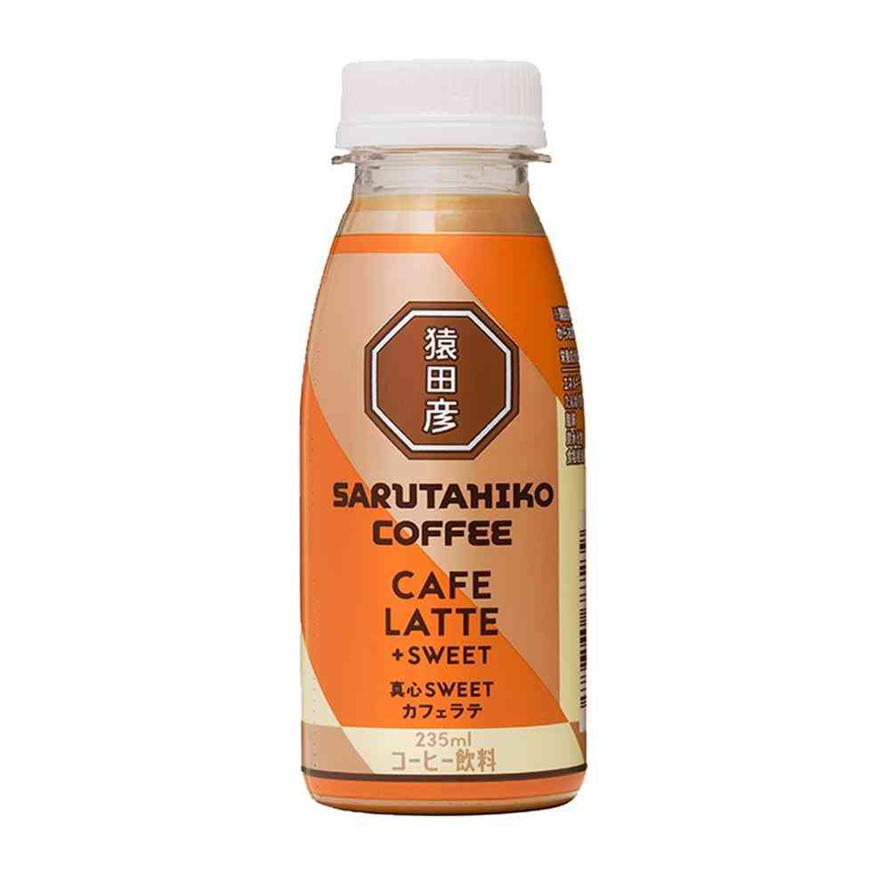 [Refrigerated] Saruta Coffee Magokoro SWEET Cafe Latte (Sweetened) 235ml x 3 Bottles