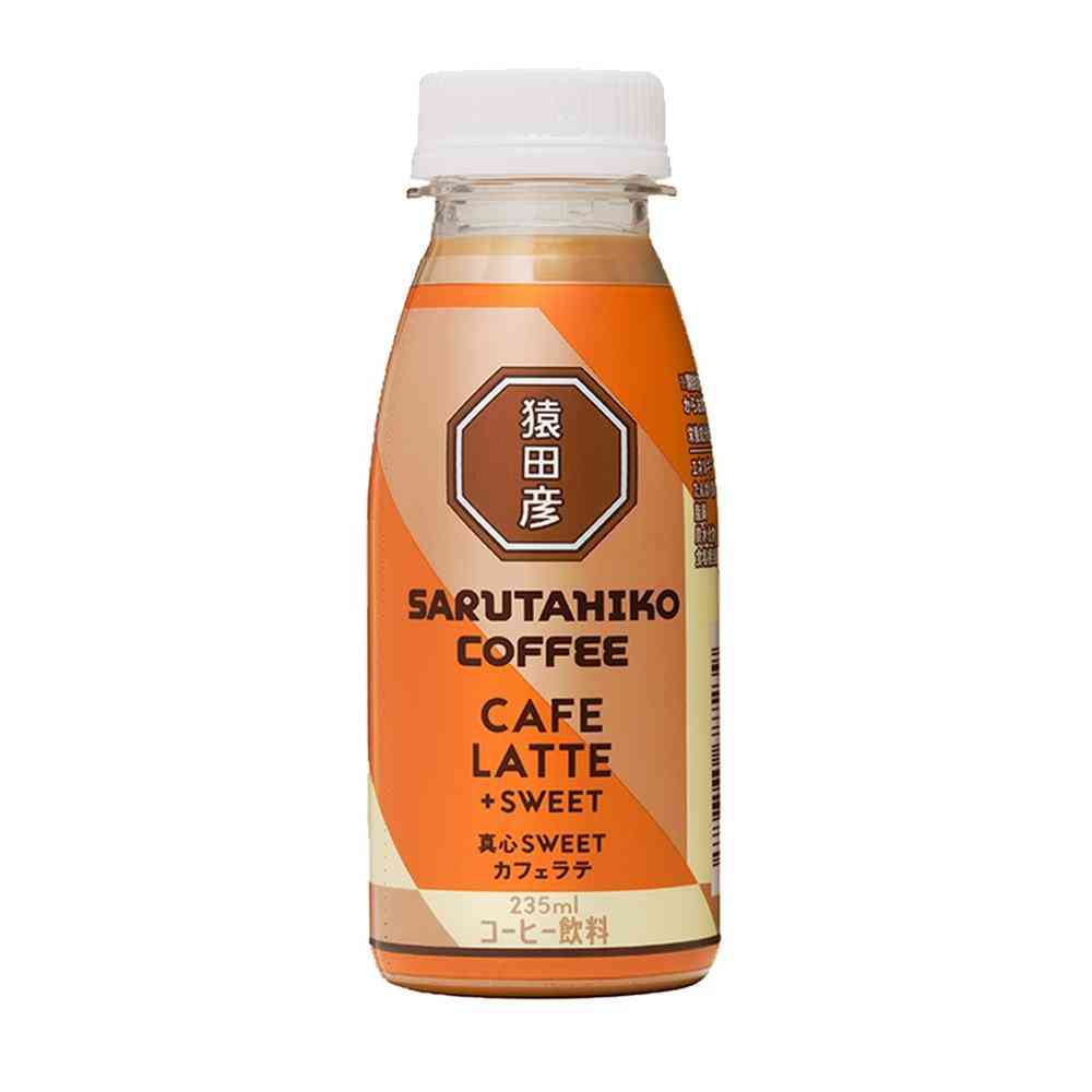 [Refrigerated] Saruta Coffee Magokoro SWEET Cafe Latte (Sweetened) 235ml x 6 Bottles
