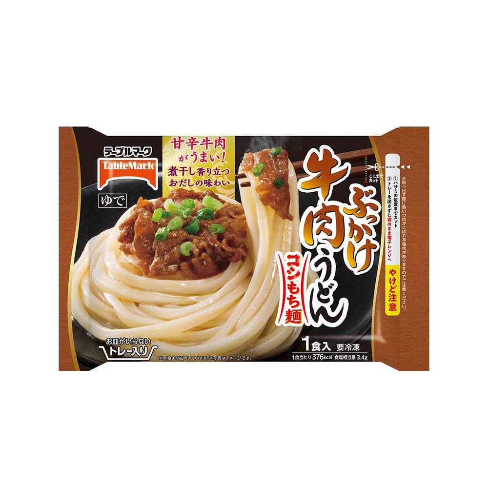 TableMark No Plate Needed Bukkake Beef Udon 288g x 12 bags