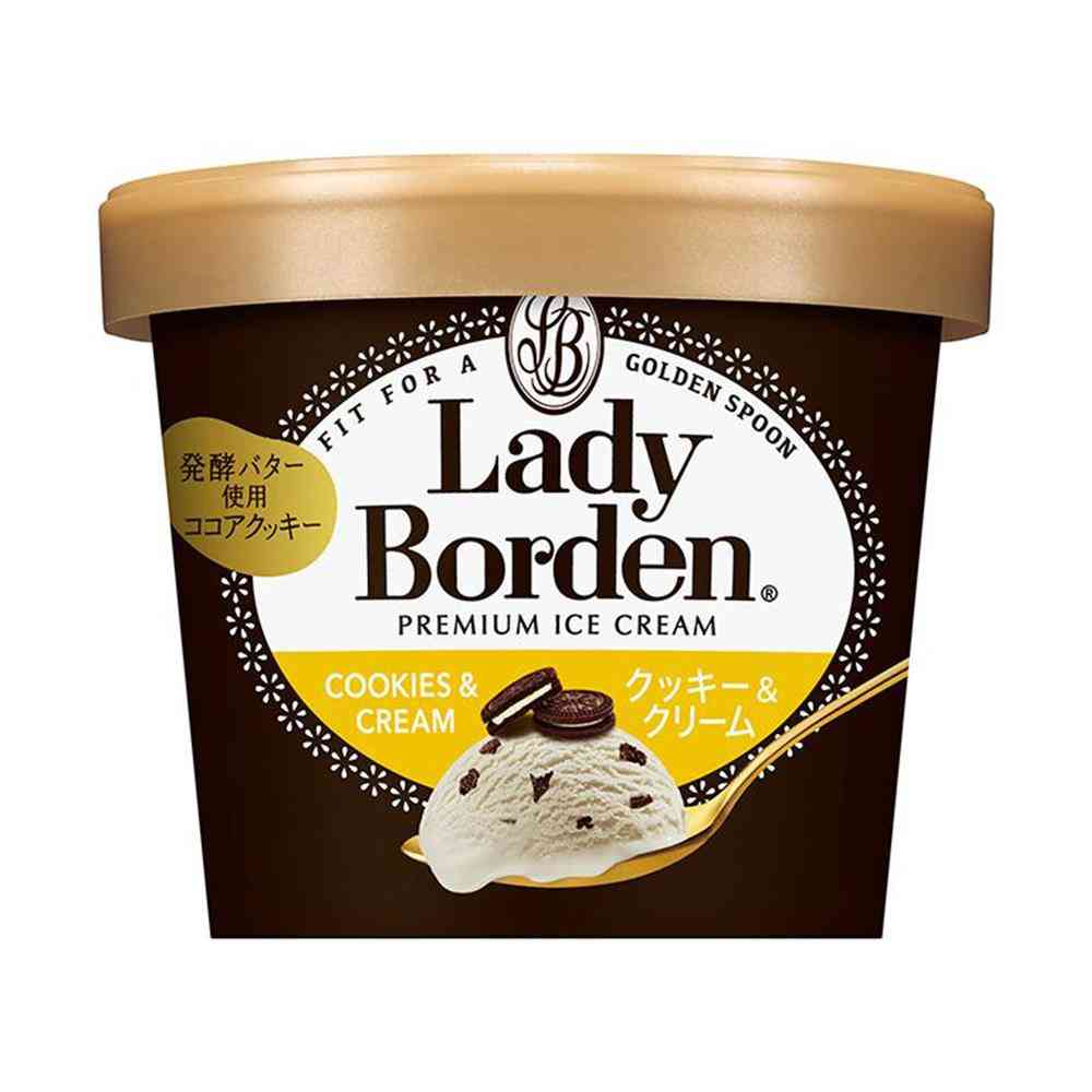 Lotte Lady Borden Mini Cup Cookies & Cream 120ml x 36