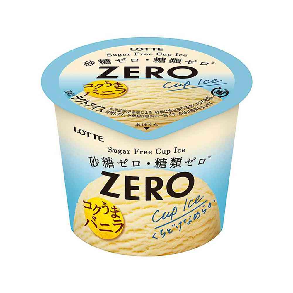 Lotte ZERO Mini Cup Vanilla 120ml x 24