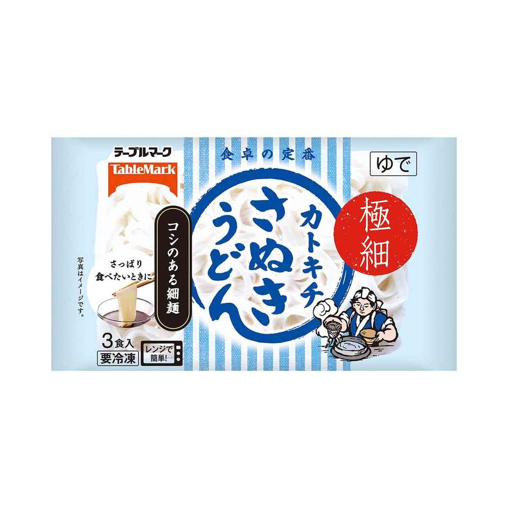 TableMark Katokichi Extra Thin Sanuki Udon 3 servings 540g x 12 bags