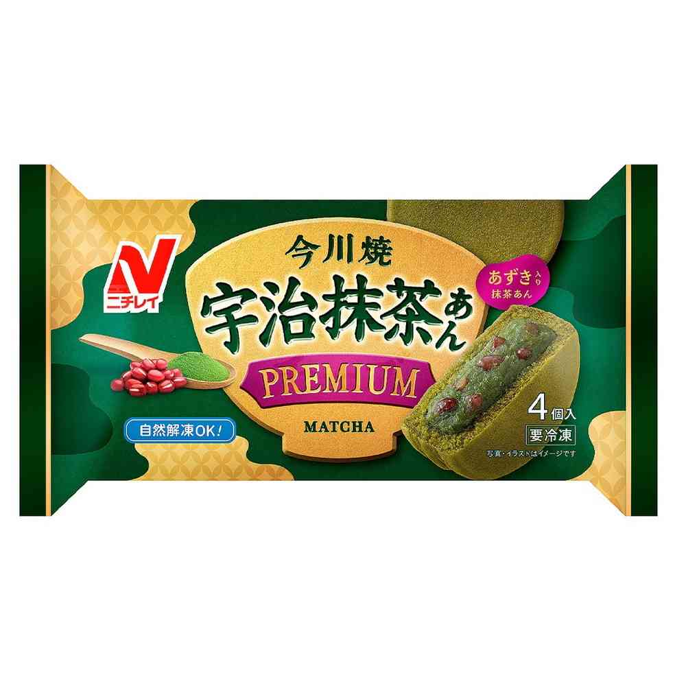 Nichirei Imagawayaki (Uji Matcha An Premium) (4 pieces x 12 bags)