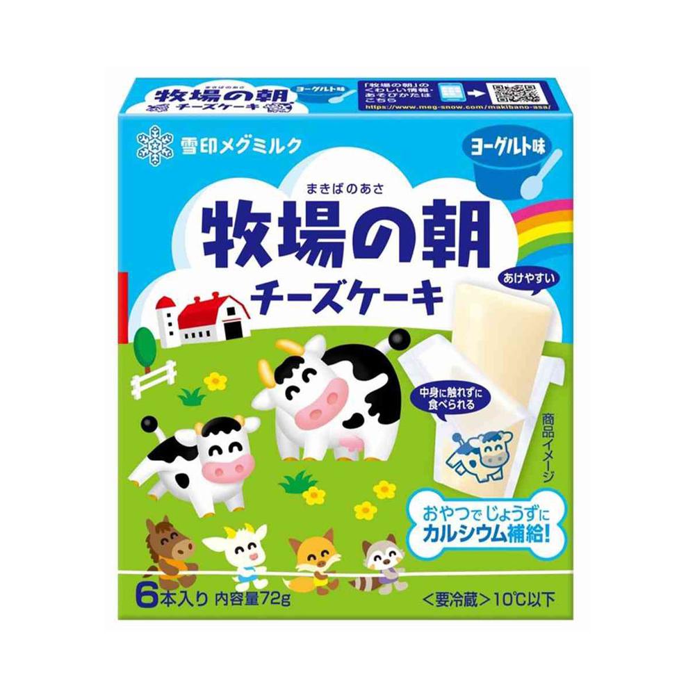 Snow Brand Morning Farm Cheesecake Yogurt Flavor 72g x 12