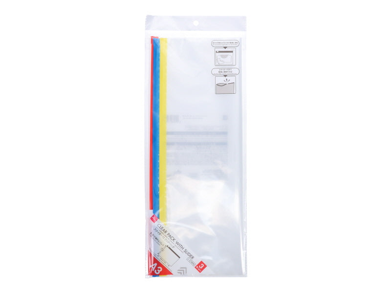 Clear Pack (Basic, A3, 3 Pieces, with Slider)
