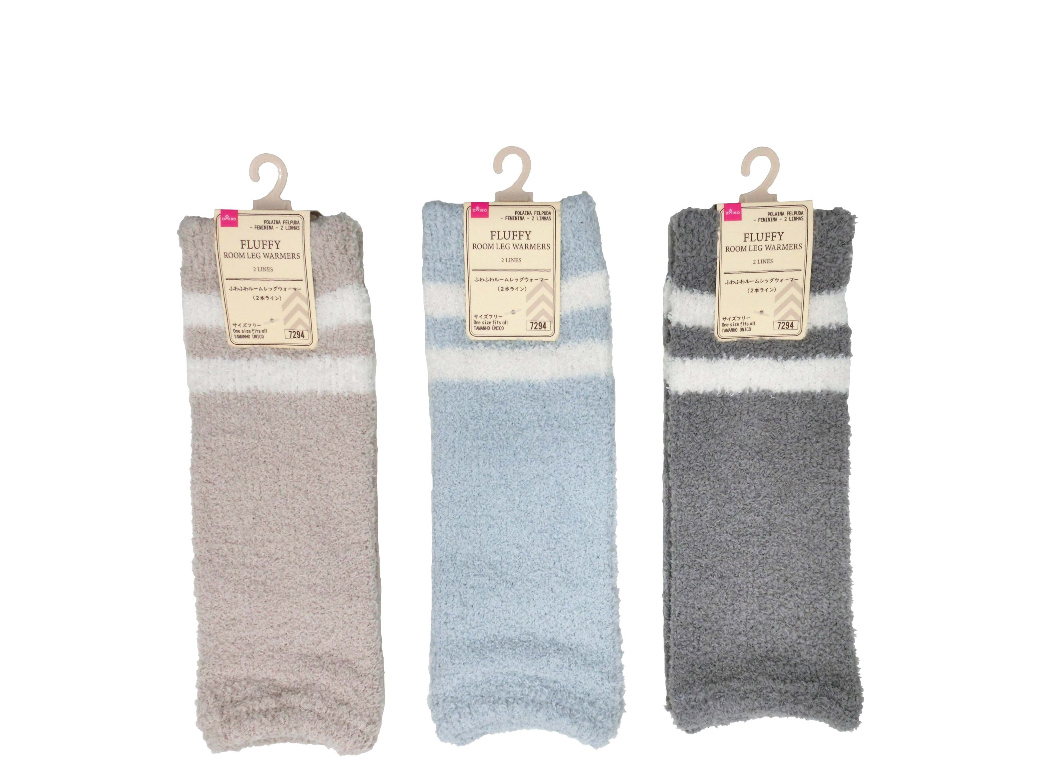 Fluffy Room Leg Warmers (Ladies, Two-Line)
