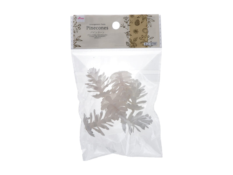 Arrangement Parts (Pine Cone, White)