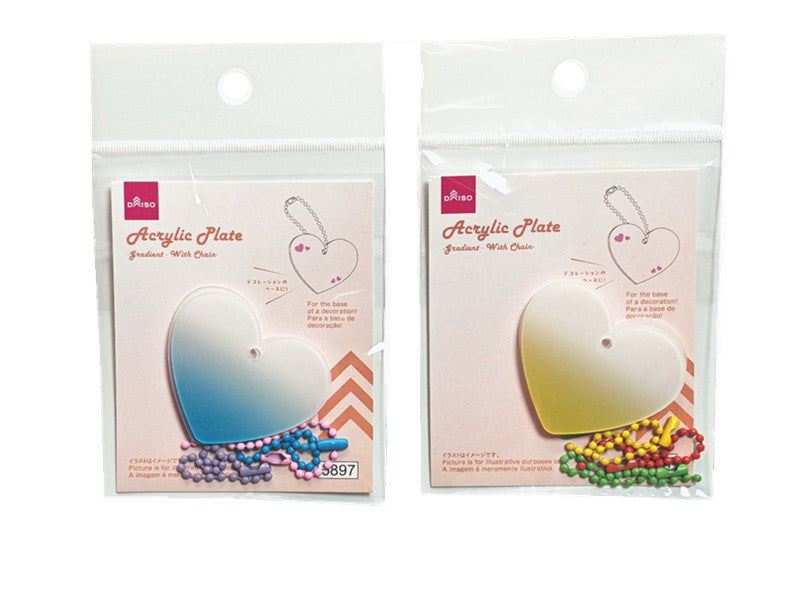 Acrylic Plate (Gradient, with Chain)
