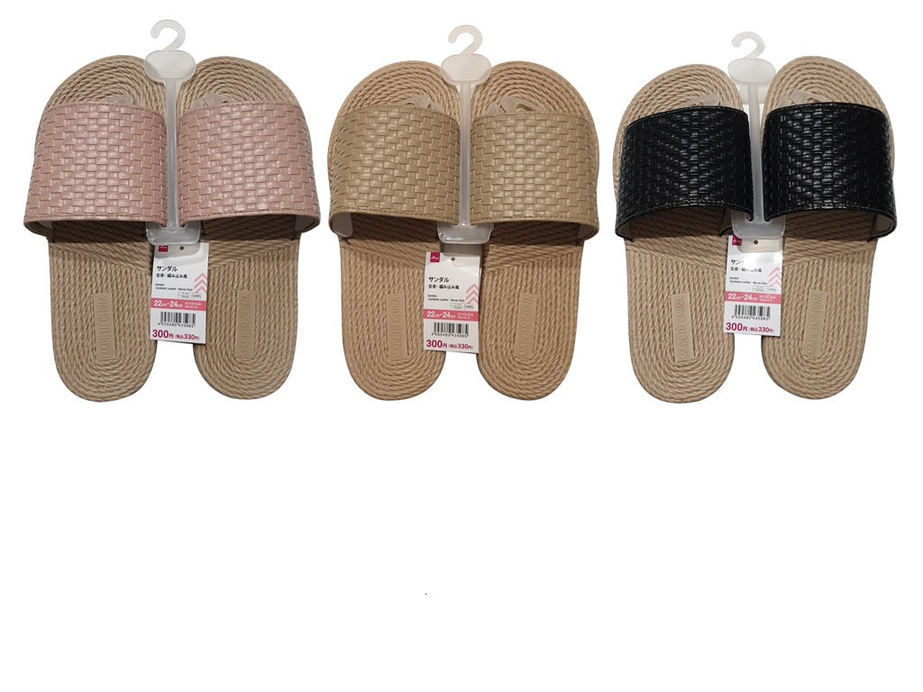 Sandals (Synthetic Leather, Braided Style)