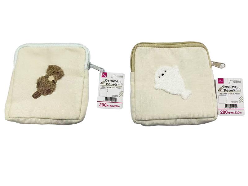 Square Pouch (Otter, Seal)