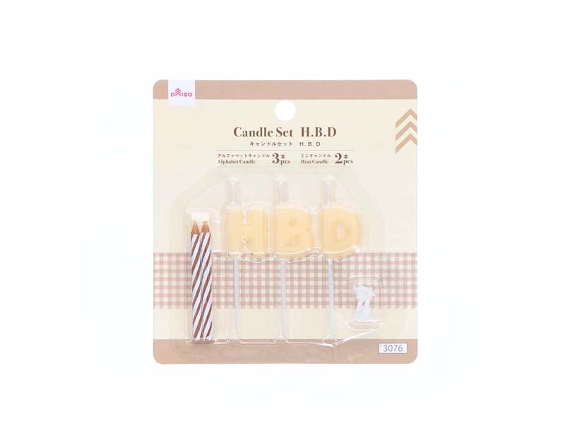 Candle Set (H.B.D)