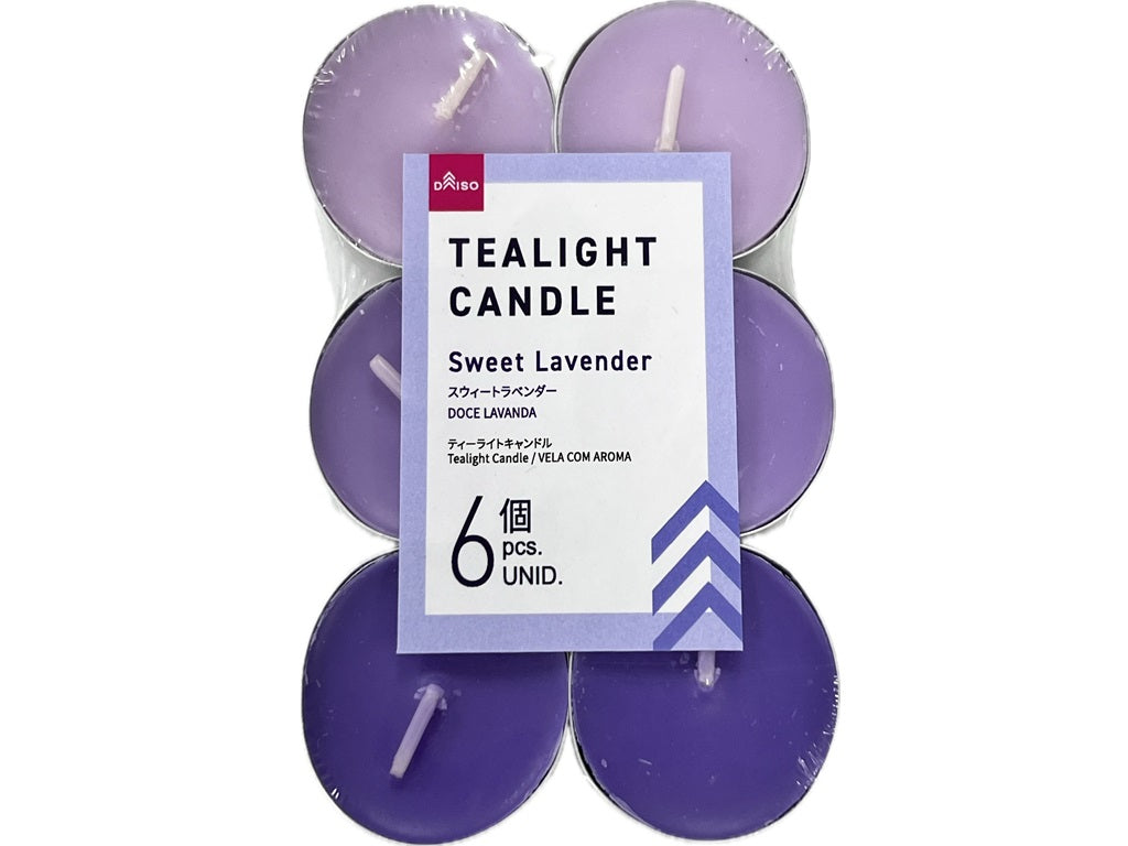 Tea Light Candle (6 pieces, Sweet Lavender)