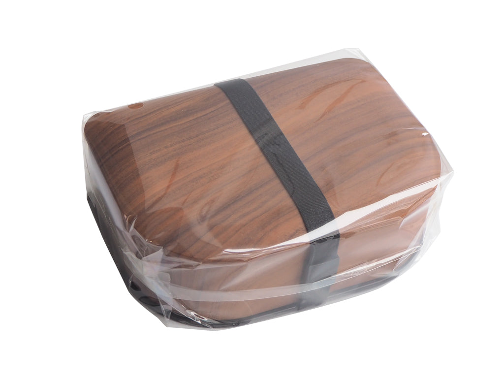 Wood Grain Bento Box (Half-Moon Shape, Antibacterial)