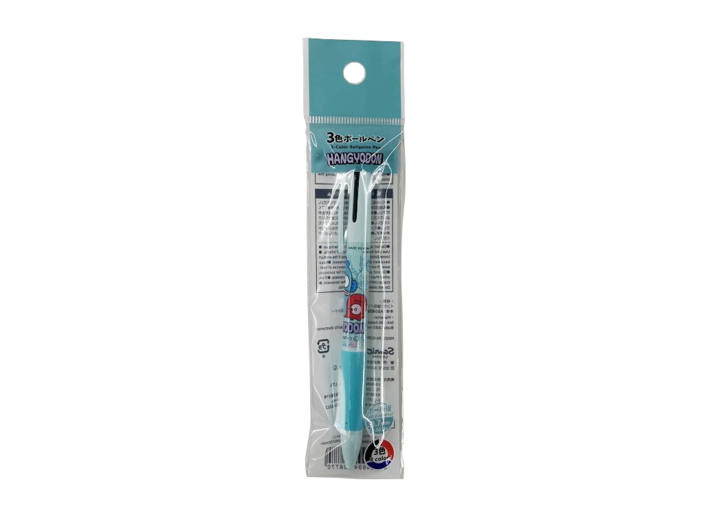 3-Color Ballpoint Pen Hangyodon