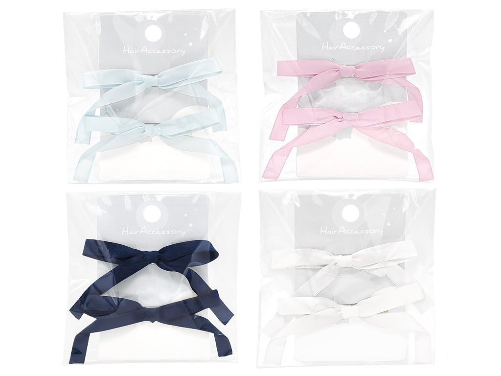 Hair Clip (Ribbon, Pastel Colors)