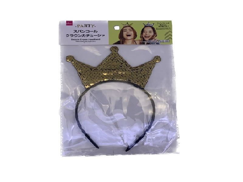 Sequin Crown Headband