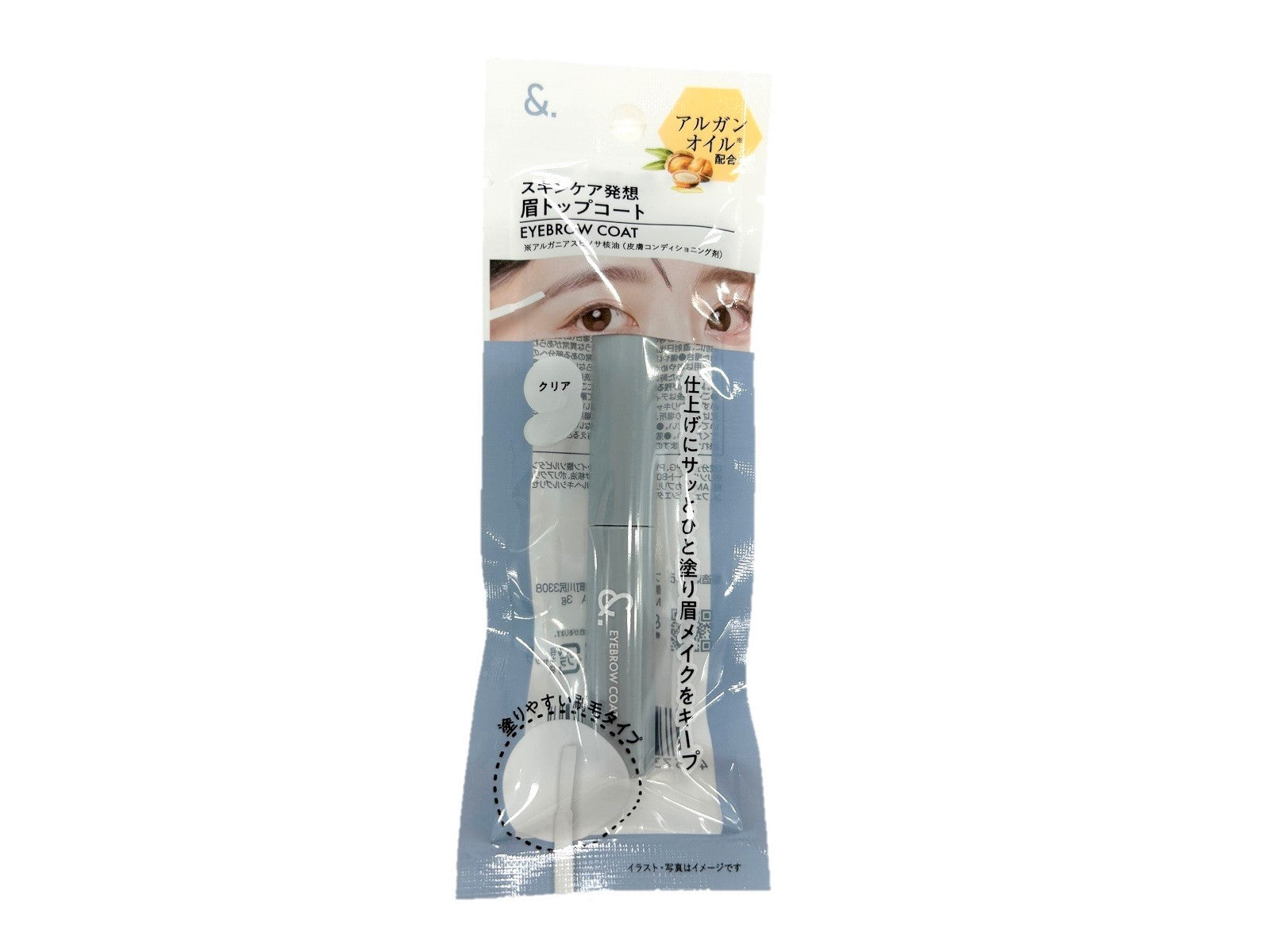 &. Eyebrow Top Coat Clear