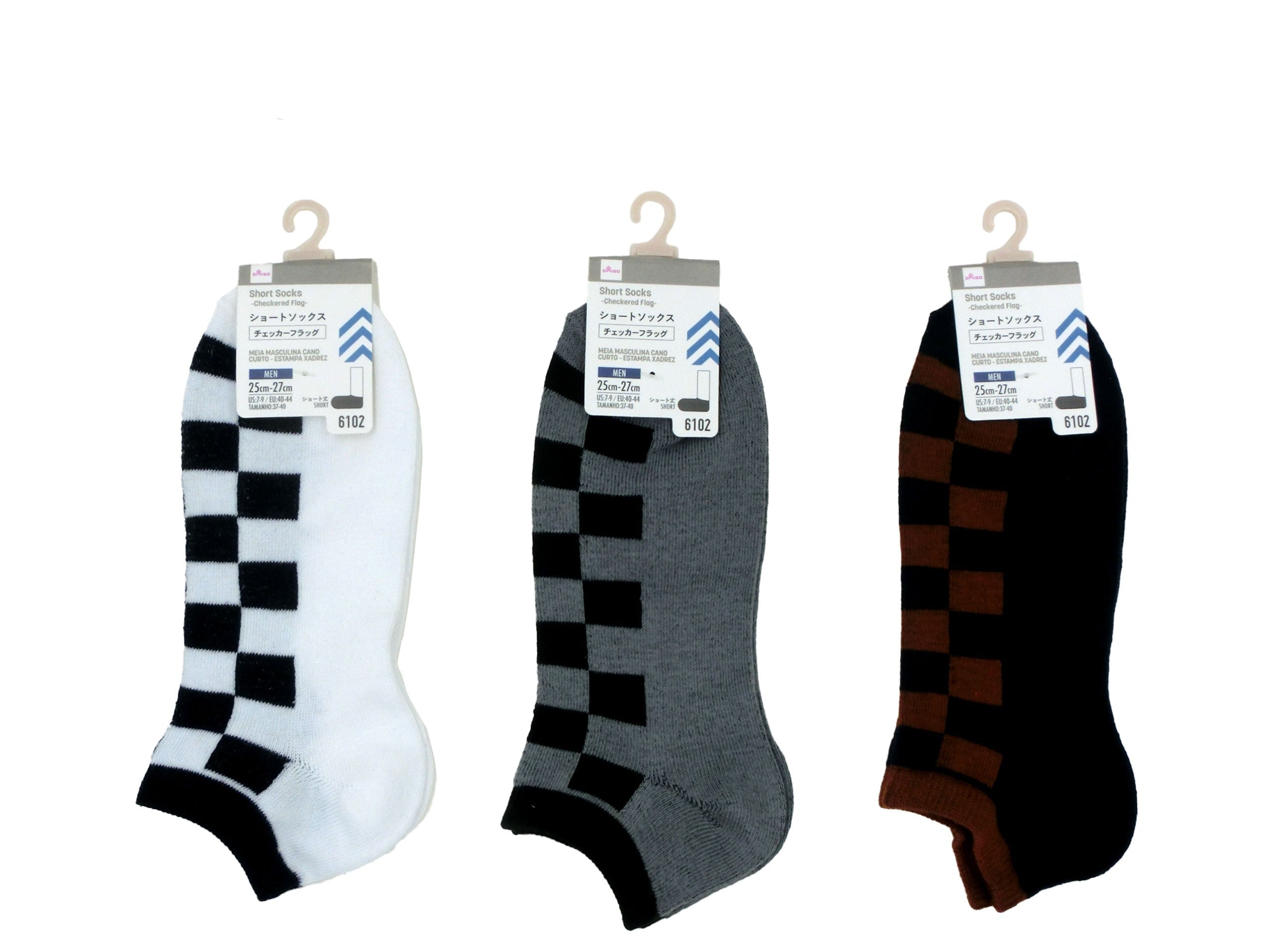 Short Socks (Checker Flag)
