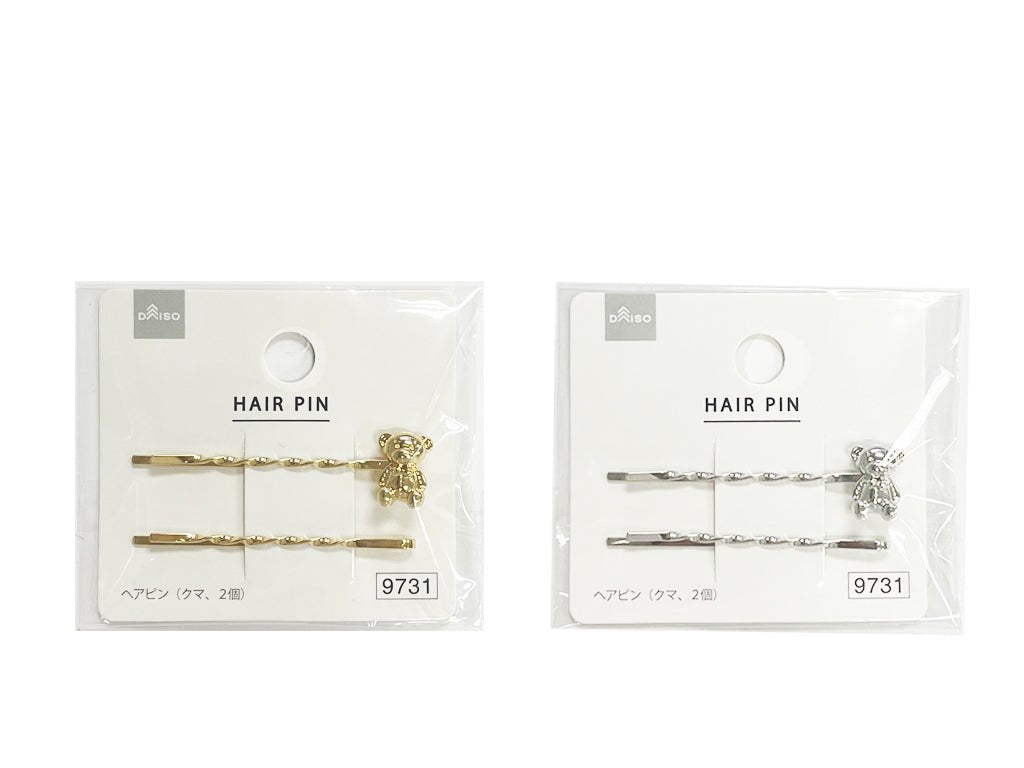 Hair Pins (Bear, Set of 2)