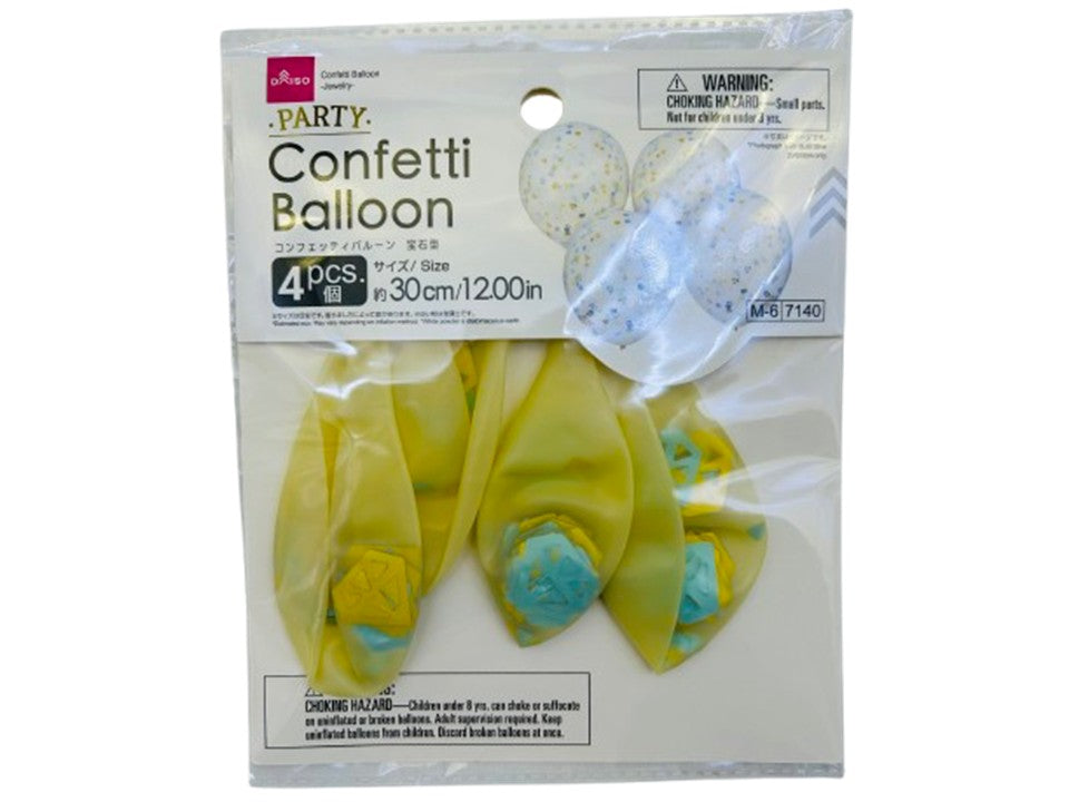 Confetti Balloon (Gem Shape)