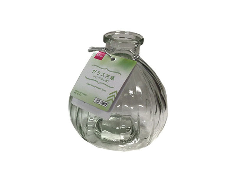 Glass Vase (Pumpkin Shape)
