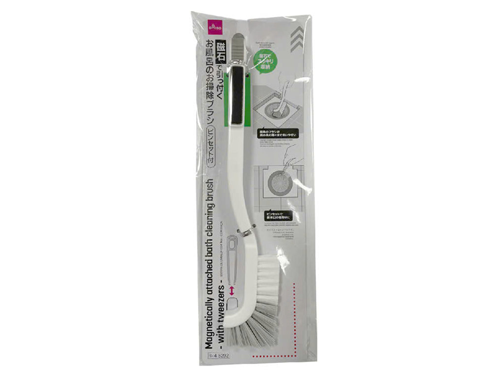 Magnetic Bath Cleaning Brush (with Tweezers)