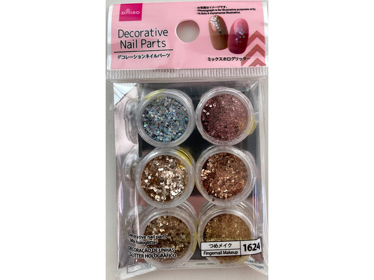Decoration Nail Parts (Mixed Hologlitter)