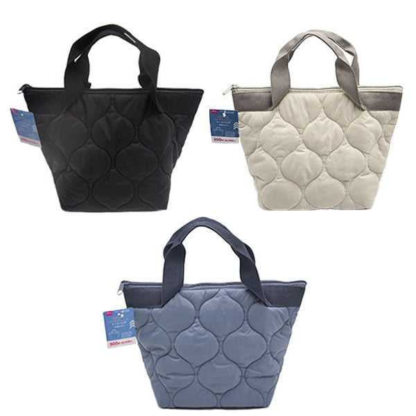Boat-Shaped Quilted Tote Bag