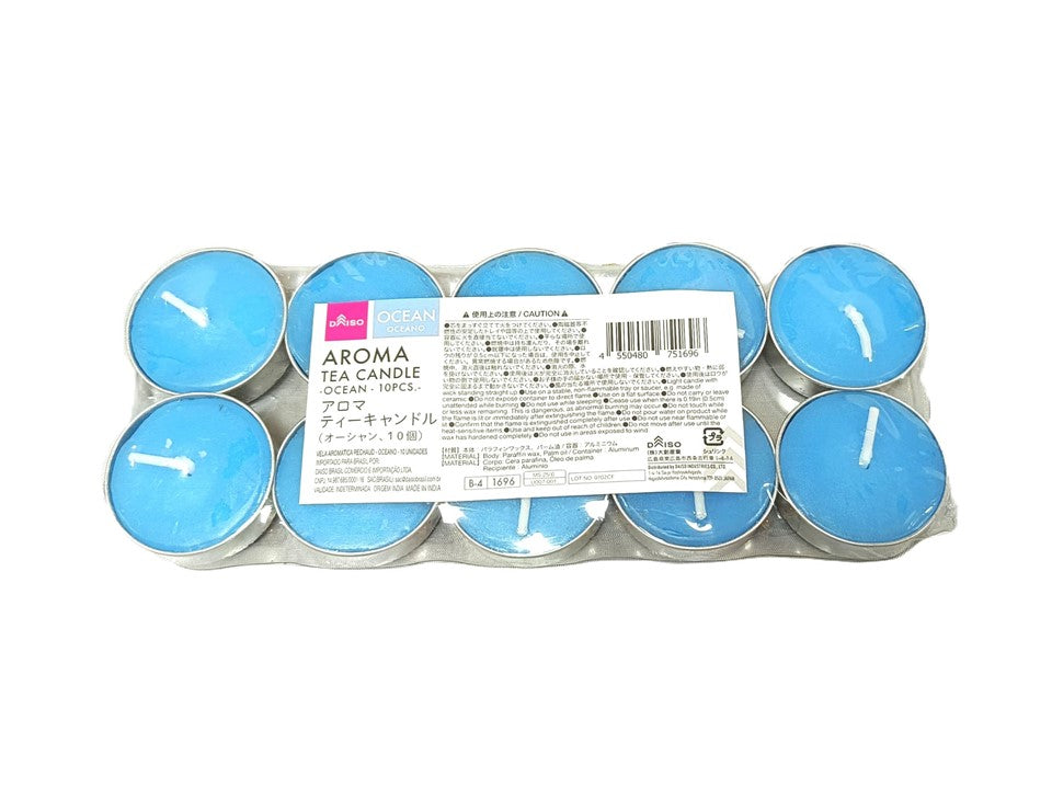 Aroma Tea Candle (Ocean, 10 pieces)