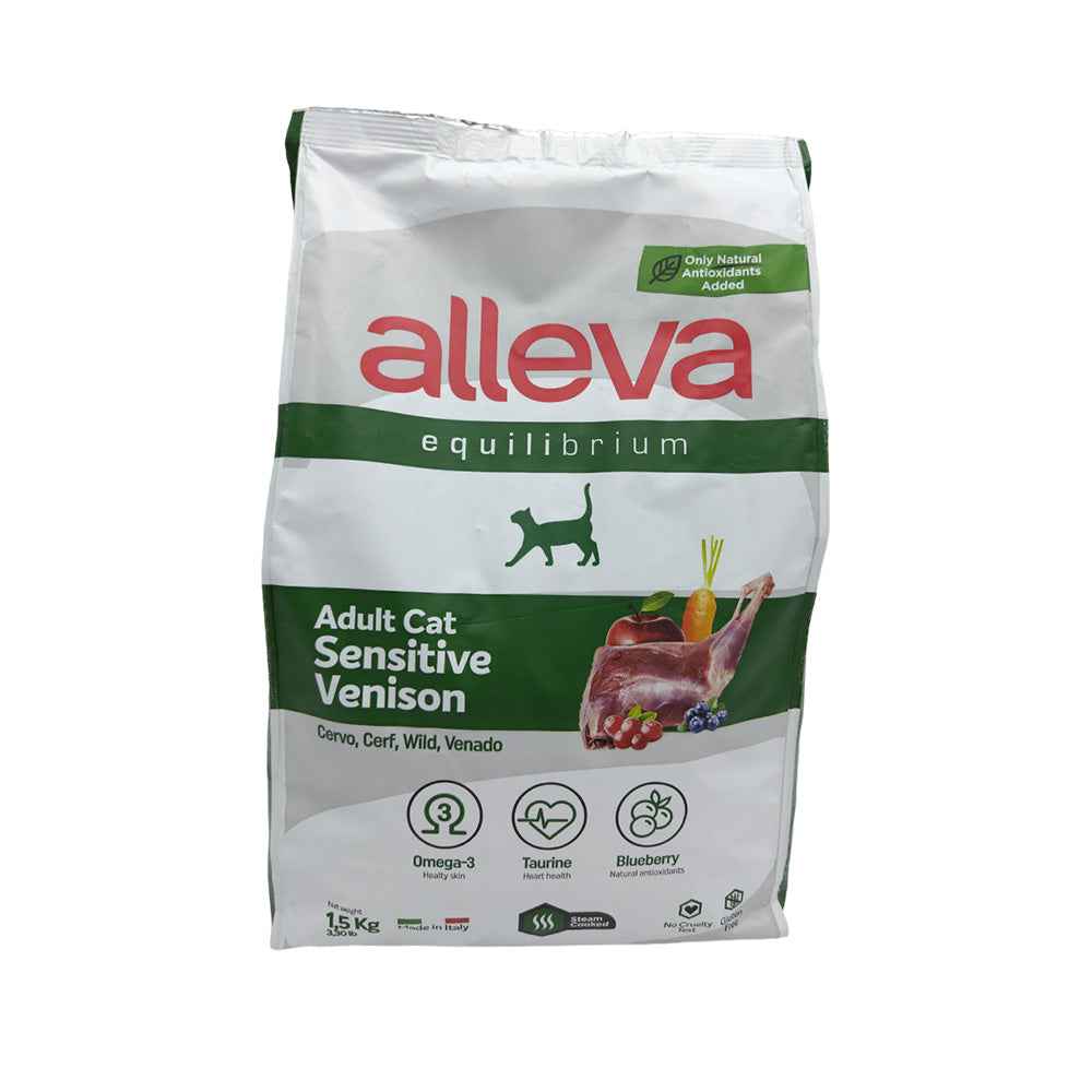 Diusa Pet Aleva Equilibrium Sensitive Venison for Adult Cats 1500g