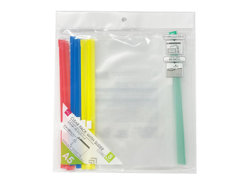 Clear Pack (Basic, A5, 8 Pieces, Slider Included)