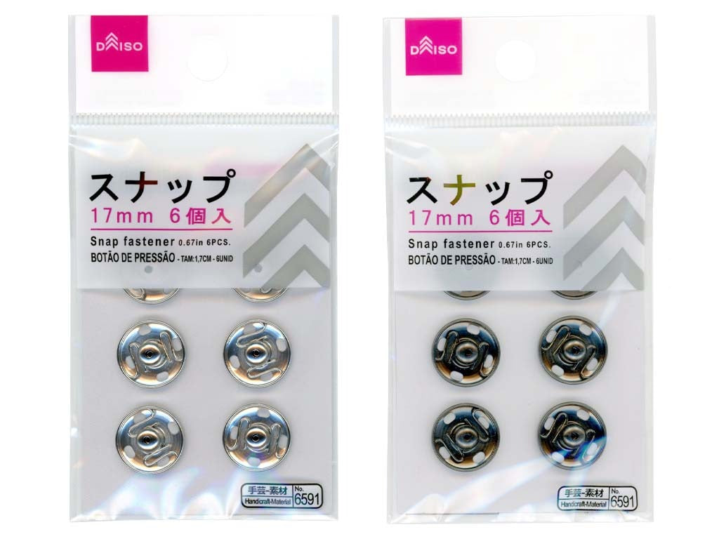 Snap 17mm (6 pieces)