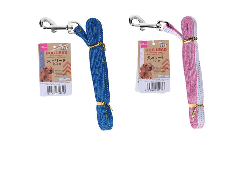 Dog Leash (Extra Small/Small Dog, Dot Pattern)