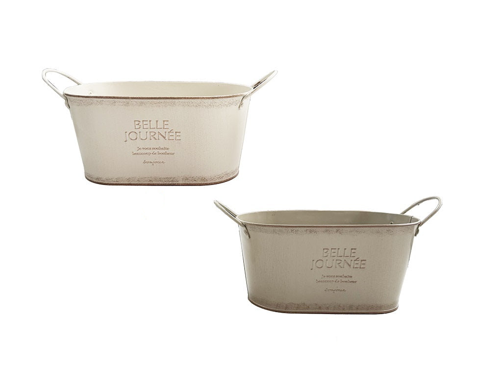 French Style Iron Pot (Oval, with Handle)