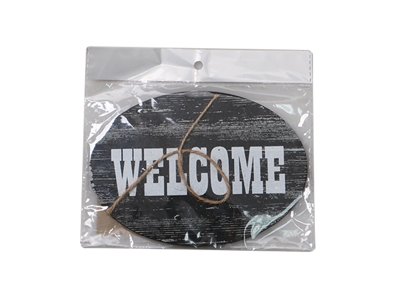 Wooden Welcome Plate (Oval)