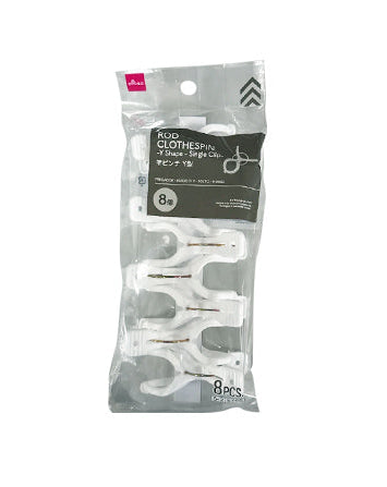 Rod Clips (Y-Shaped Single, 8 Pieces)